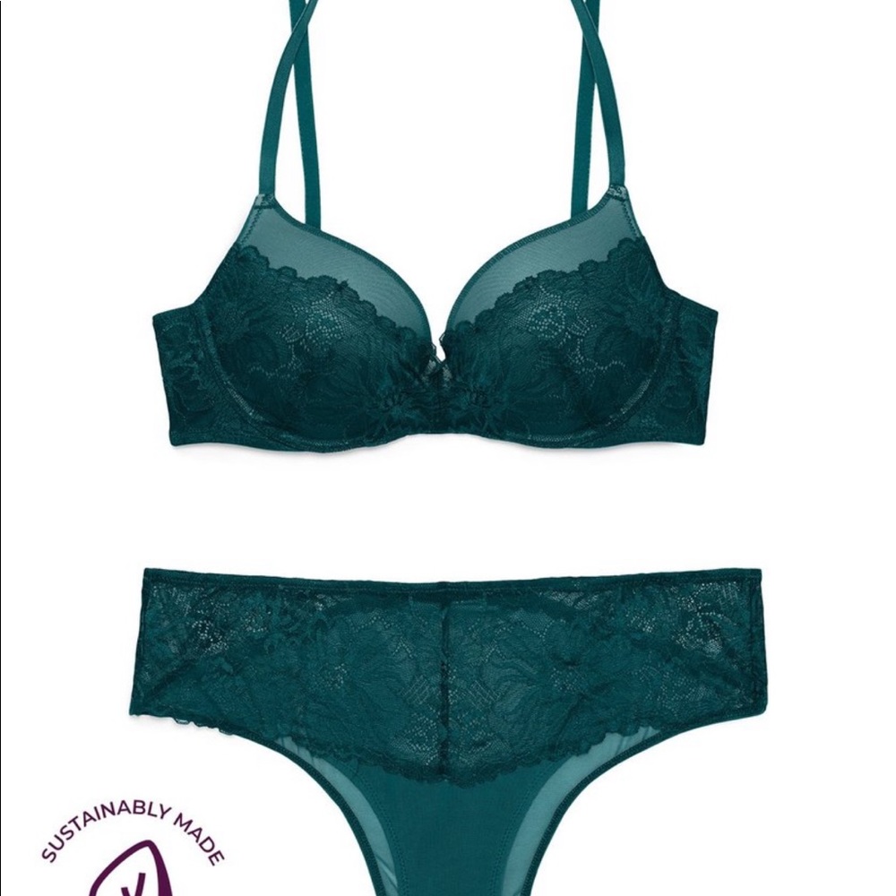NWT Cyla Push up bra + cheeky panty